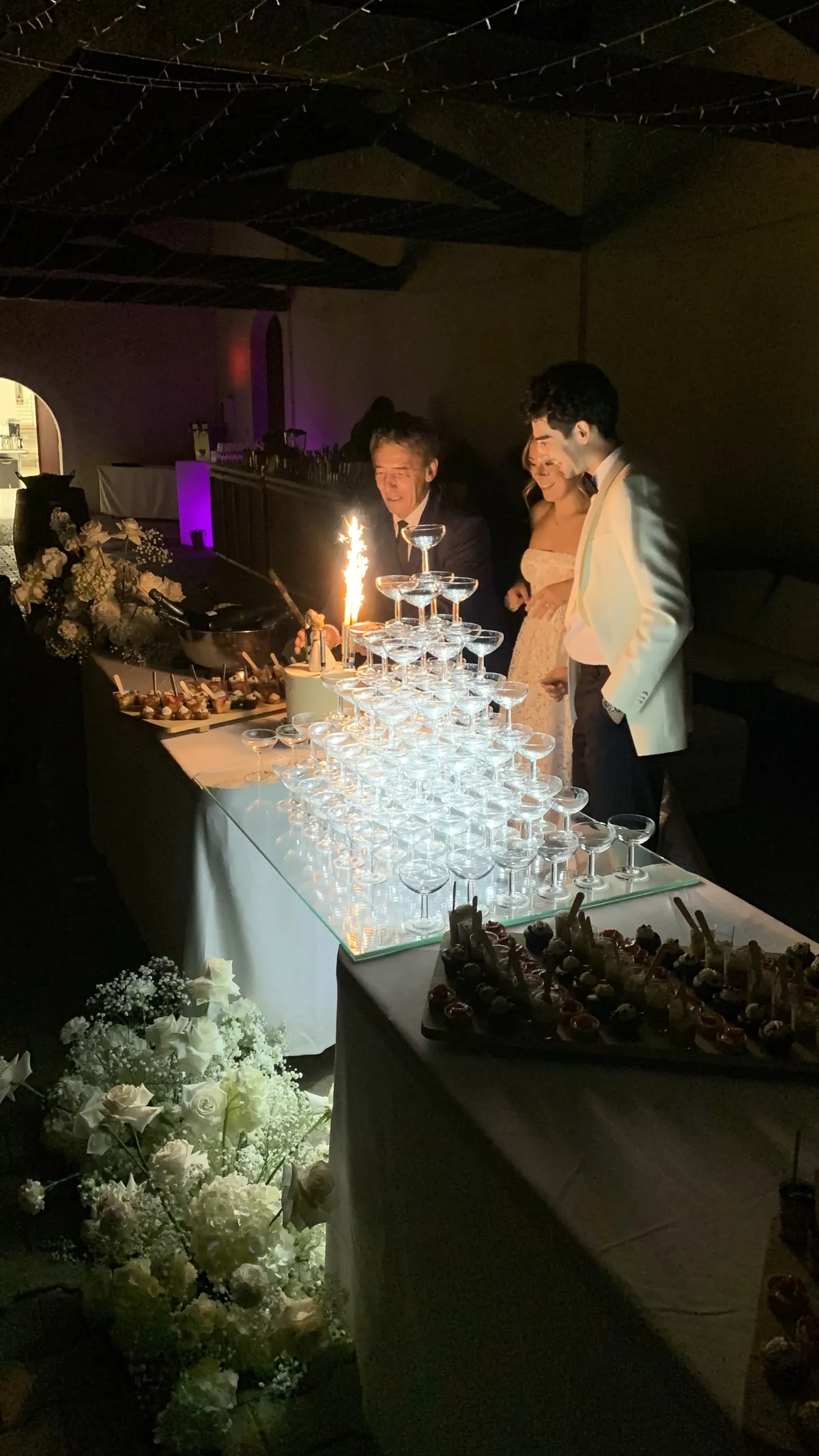 Fontaine champagne réception