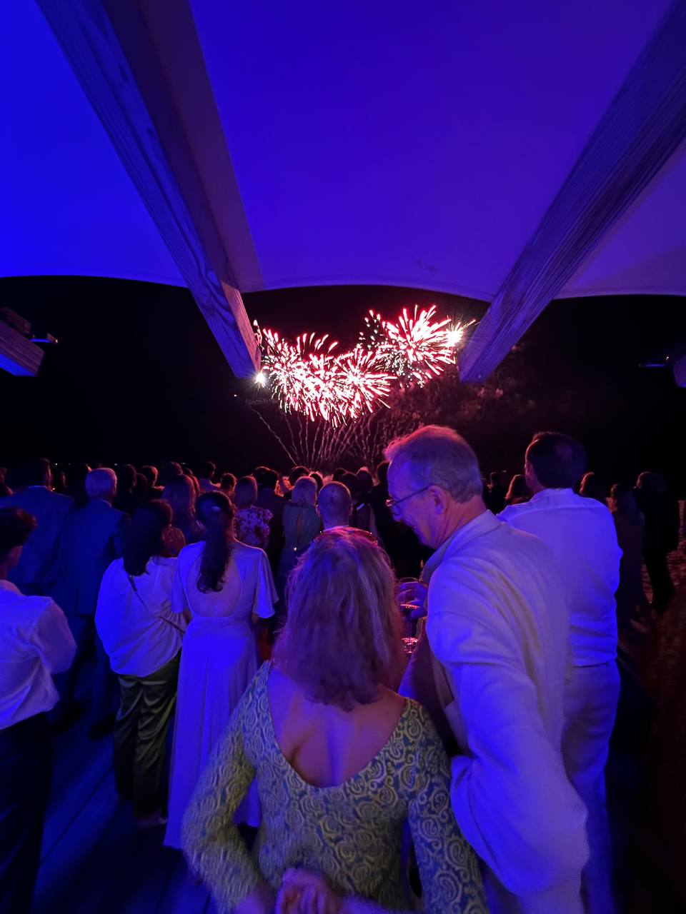 Feu d'artifice soirée